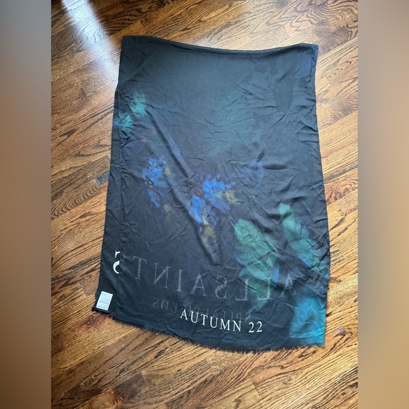 AllSaints Scarf Spitafields Oblong - Picture 3 of 5